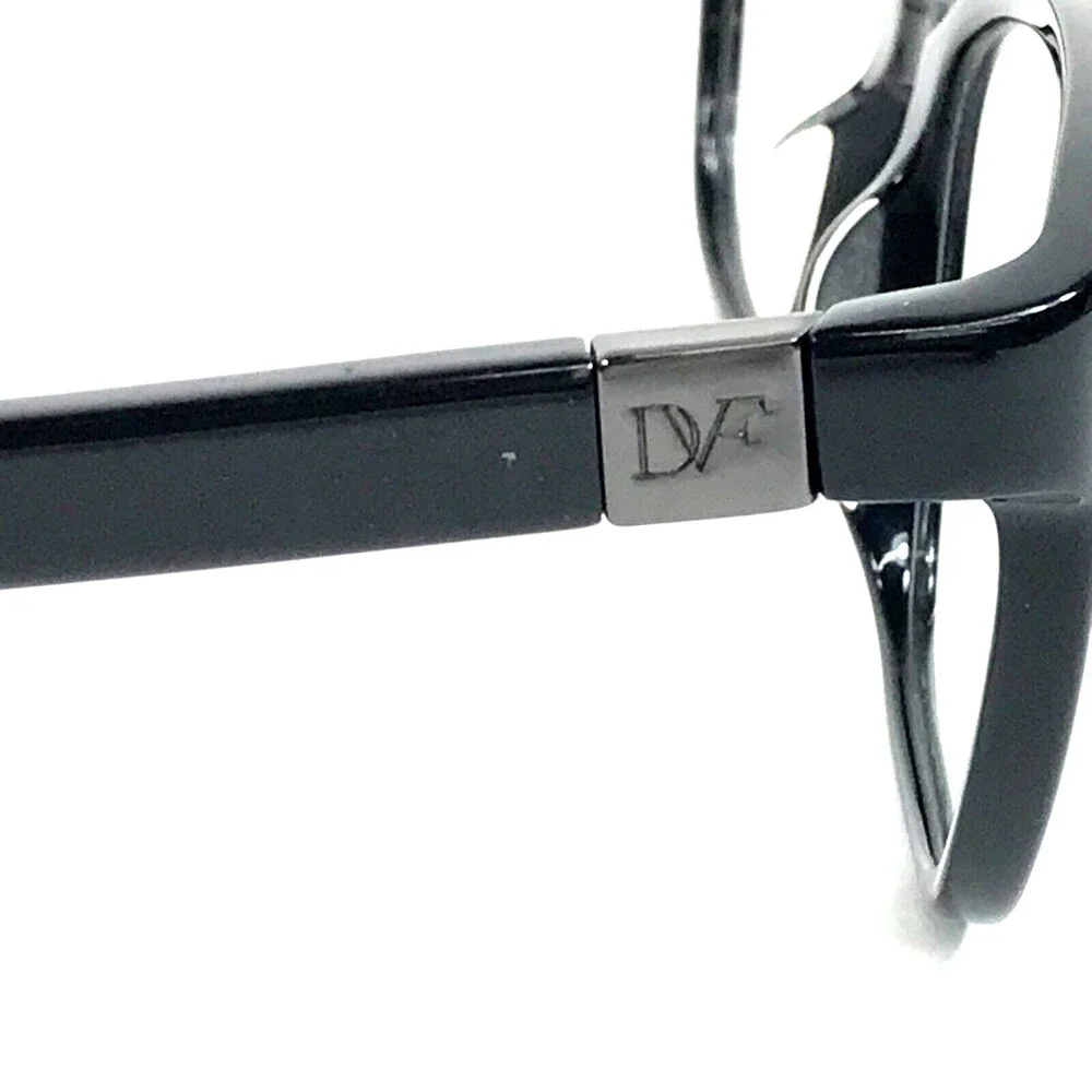 Diane Von Furstenberg Eyeglasses Frames DVF5064 001 Black Cat Eye 52-16-130